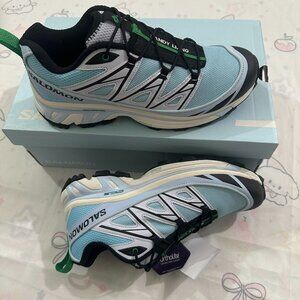 Salomon Xt-6 Blue Low-Top Sneakers